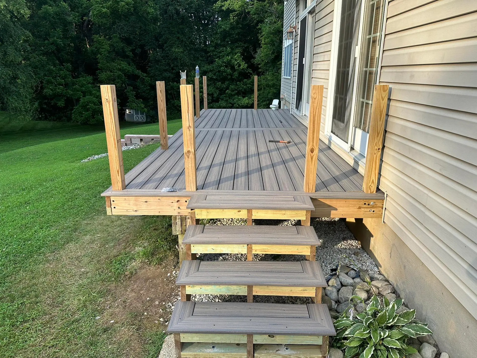 Deck & Fence Construction project by Kinner Property Improvements